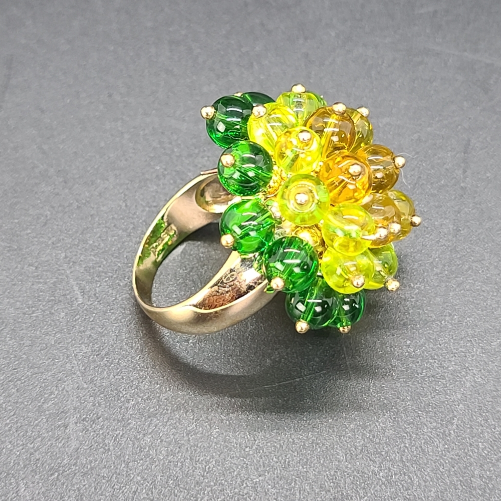 J. Crew Beaded Ombre Ring. Sz 8